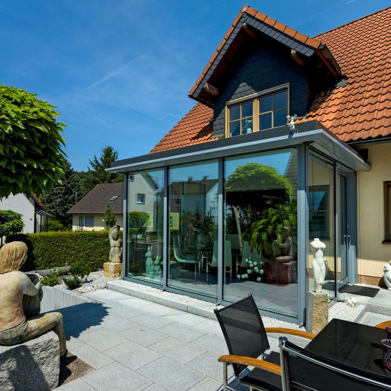 Individuelle Planung des Wintergartens auf der Terrasse