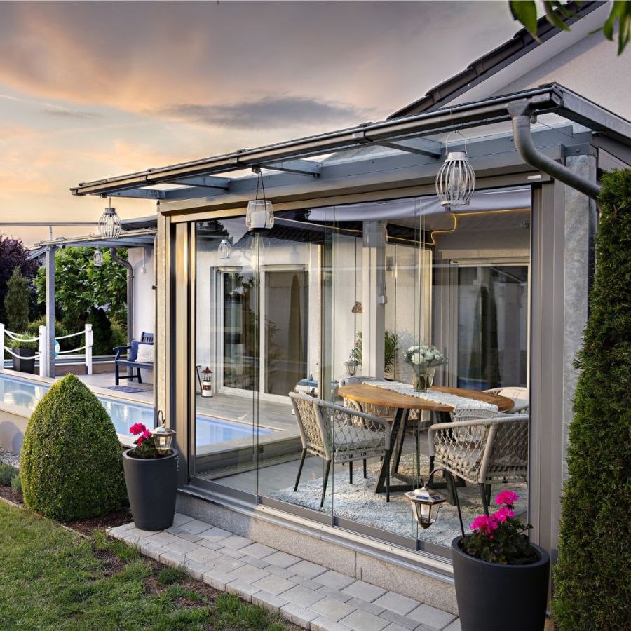 Terrassenüberdachung im Landkreis Coburg, Oberfranken Terrassenüberdachung im Landkreis Coburg, Oberfranken